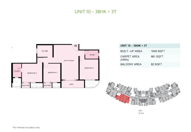 Siddha Serena floor plan 3